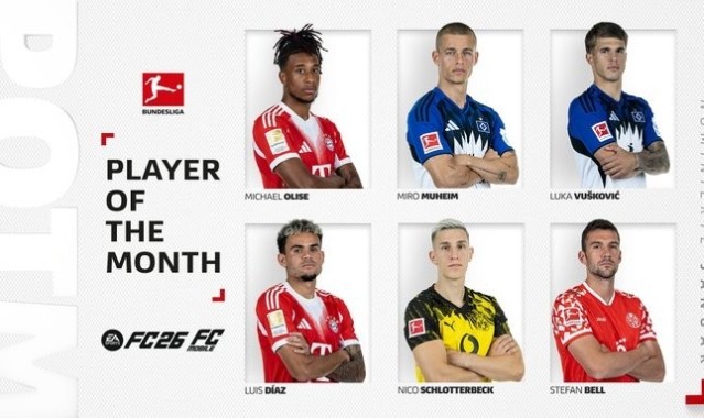 盛世棋牌-德甲1月最佳球员候选：奥利塞、迪亚斯领衔，汉堡2人入选